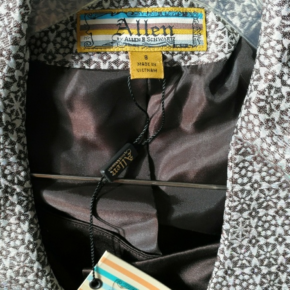 Allen B Schwartz Chocolate Silk Suit - Picture 6 of 7